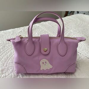 USED Stoney Clover Lane Pouchette with Embroidered Ghost